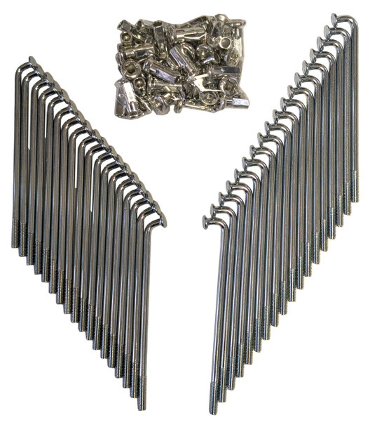 Rear Wheel 12 inch Spoke Set fits Yamaha 1983-06 PW80 Y Zinger