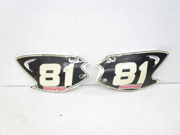 2003-2005 Kawasaki KX 125 250 2 Stroke Rear Number Plates Covers 36001-1671-266