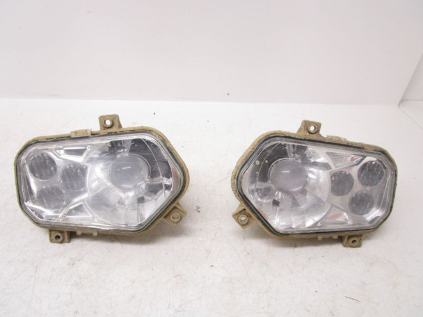 12 Polaris RZR 900 XP LED Headlights Light Left Right 2411854 2411855 2012-2016