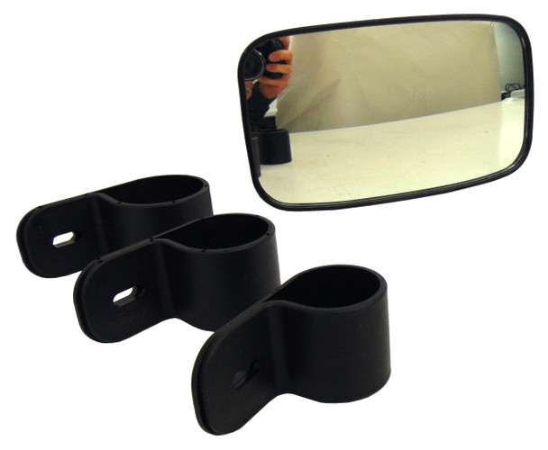 UTV Side x Side Rear View Mirror 4.5x8 Fits 2010-2014 Polaris Ranger 400 Midsize