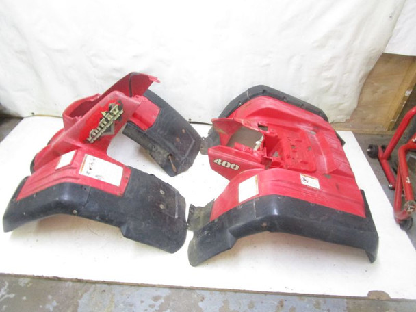99 Yamaha Kodiak YFM 400 4x4 Front Rear Fenders Red 4SH-W2161-41-00 1999
