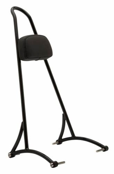 20" Tall Sissy Bar with Pad Black Burly Brand B13-1501B