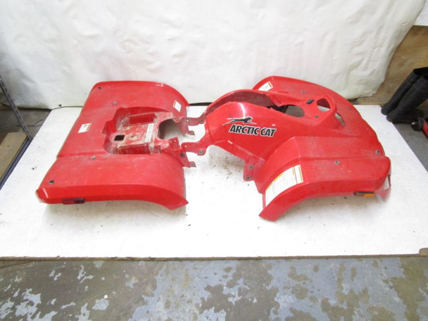 09 Arctic Cat 366 4x4 Auto Red Fenders Front Rear 3313-725 2009