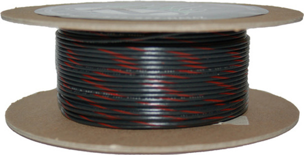 Black/Red Stripe 100ft 18 gauge 18ga Primary Wire Namz NWR-02-100