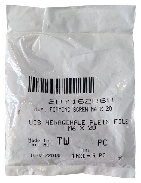 OEM for Sea Doo Lot of 5 Hex Forming Screw M6 x 20 GTR 215 230 X 230 GTS 130