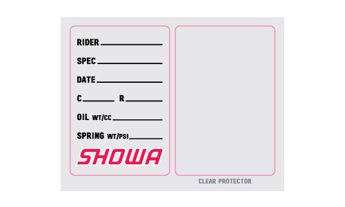 Factory Effex 3pk Showa Suspension Spec Stickers 22-90022