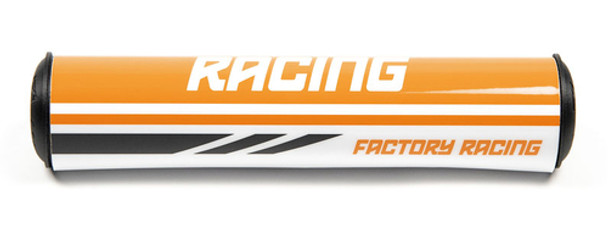 Factory Effex KTM Premium 10in Bar Pad Orange/White 23-66510