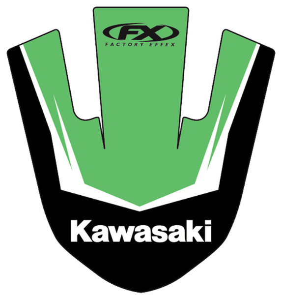 Factory Effex Front Fender Sticker for Kawasaki KX250F 13-16 KX450F 12-15