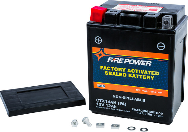 Fire Power Battery CTX14AH Sealed Factory Activated