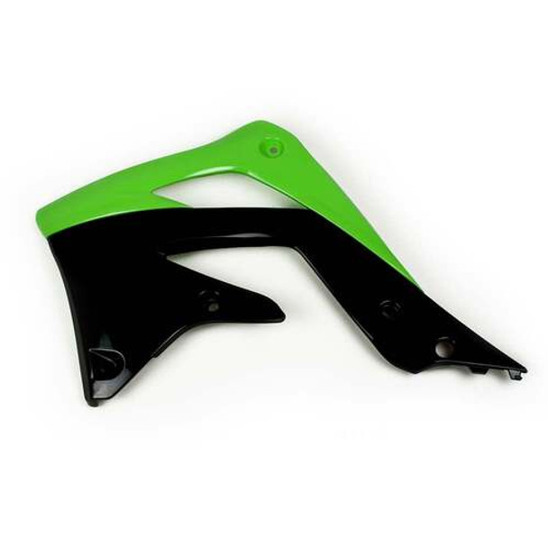 Factory Effex Green Black Radiator Shrouds 11-71134 for KX450F 2016-2018