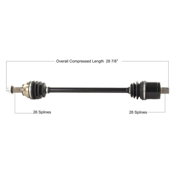 Tytaneum Rear Left Right CV Axle POL-7082