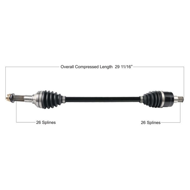 Tytaneum Front Left/Right HD CV Axle KAW-6019HD