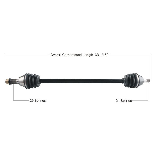 Tytaneum Front Right CV Axle CAN-7060