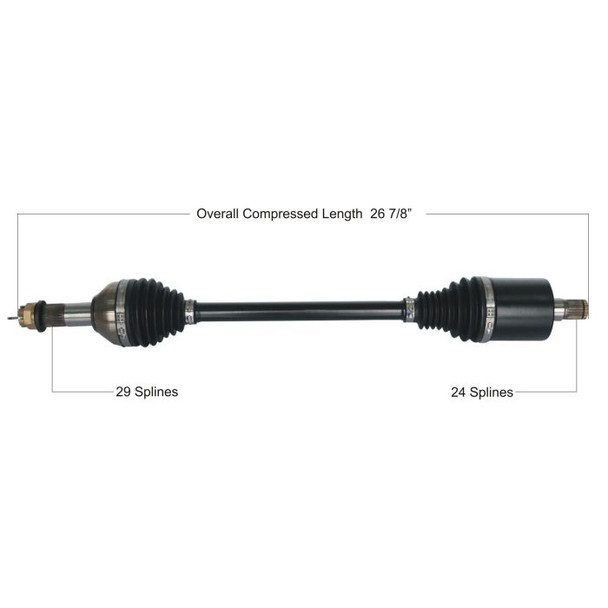 Tytaneum Rear Left/Right HD CV Axle 813-0371