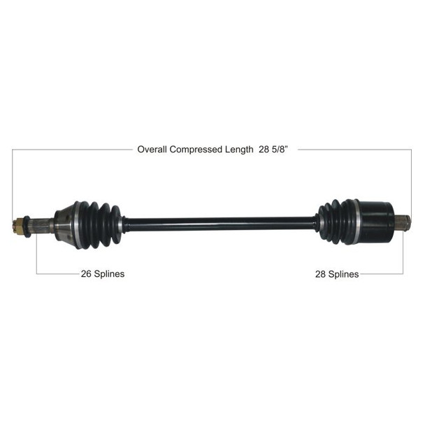Tytaneum Rear Left Right CV Axle 813-0369