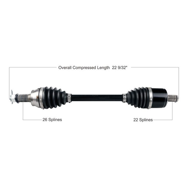 Tytaneum Front Left/Right HD CV Axle 813-0323