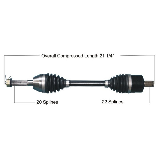 Tytaneum Front Left/Right HD CV Axle 813-0305