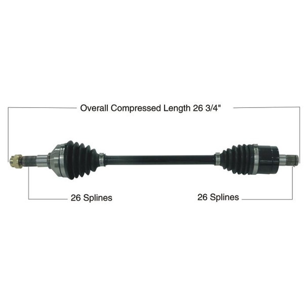 Tytaneum Front Right HD CV Axle 813-0285
