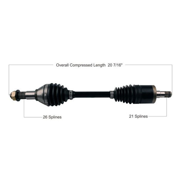 Tytaneum Front Left HD CV Axle 813-0259