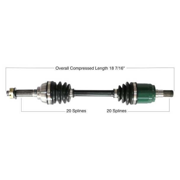 Tytaneum Front Left CV Axle 813-0190