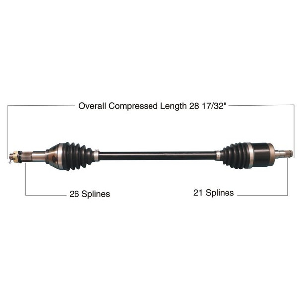 Tytaneum Front Left HD CV Axle 813-0247