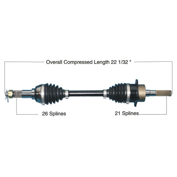 Tytaneum Front Right HD CV Axle 813-0235