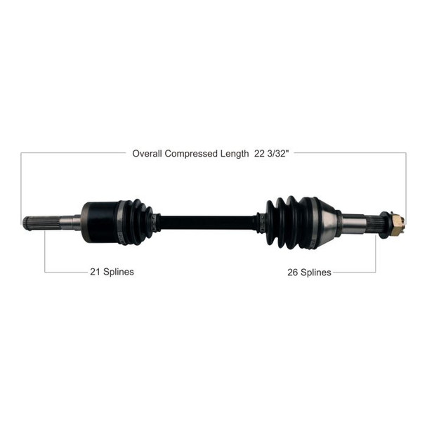 Tytaneum Front Right CV Axle 813-0053