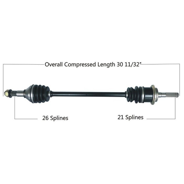 Tytaneum Front Right CV Axle 813-0051 for Can-Am Maverick 1000R XMR 2014-2016