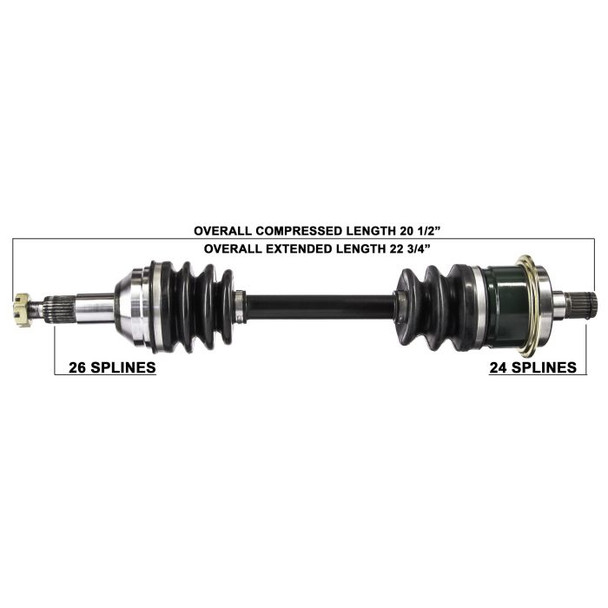 Tytaneum Rear Right CV Axle 813-0027