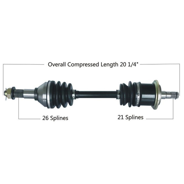 Tytaneum Front Left CV Axle 813-0045
