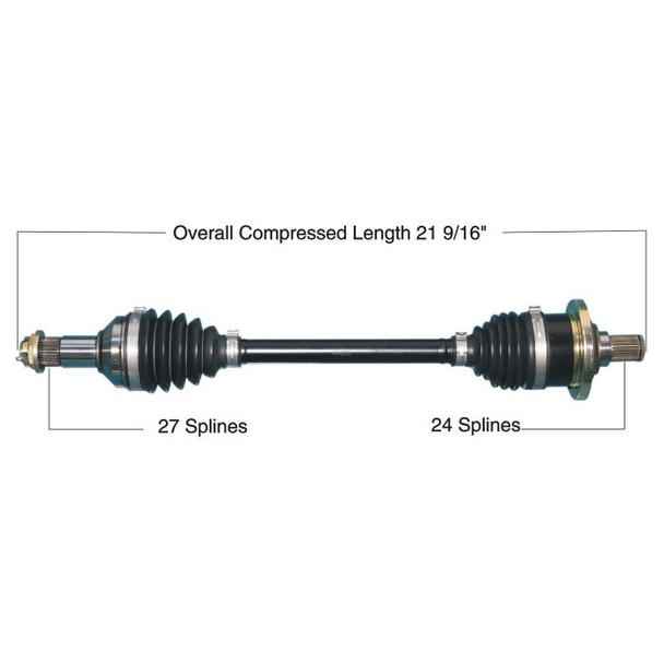 Tytaneum Front Right HD CV Axle 813-0232