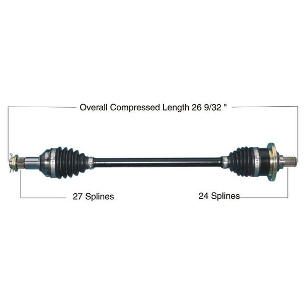 Tytaneum Front Right HD CV Axle 813-0228