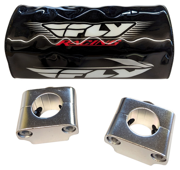 Fly Racing Universal Clamp and Pad Kit convert 1 1/8 bar to fit 7/8 triple clamp