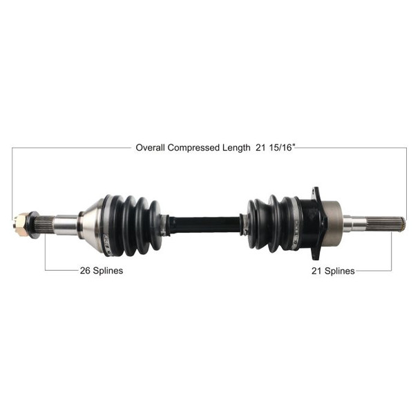 Tytaneum Front Right CV Axle CAN-7066 for Can-Am Outlander 800R XMR 2011-2012