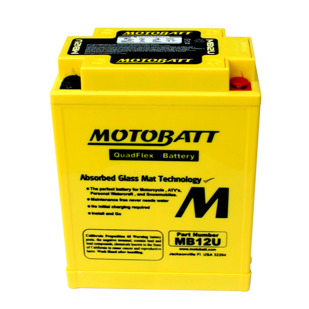 MotoBatt AGM Battery 82-86 for Honda CB 450SC Nighthawk T 67-74 CL 450 Scrambler