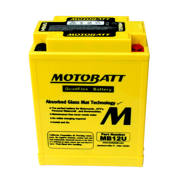 MotoBatt AGM Battery 1985-96 for Kawasaki ZX 600 A B C D Ninja 81-83 KZ 650H CSR