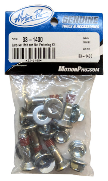 Motion Pro Sprocket Bolt and Nut Fastening Kit 6 8mm Bolts Nuts Washers 33-1400
