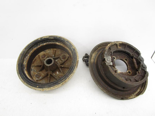 97 Kawasaki KLF 300 Bayou 4x4 Rear Brake Plate Drum 41035-1305 1993-2004