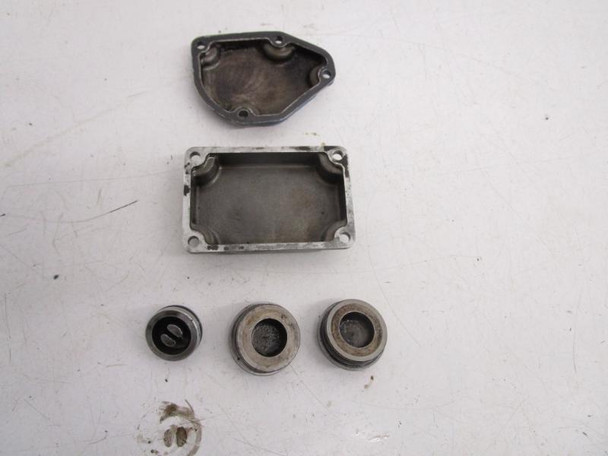 02 Suzuki RM250 RM 250 Power Valve Covers 11248-37E30 1999-2002