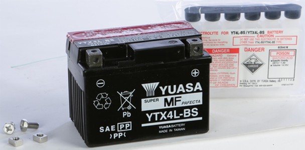 Yuasa AGM Maintenance-Free Battery YTX4L-BS for ATV