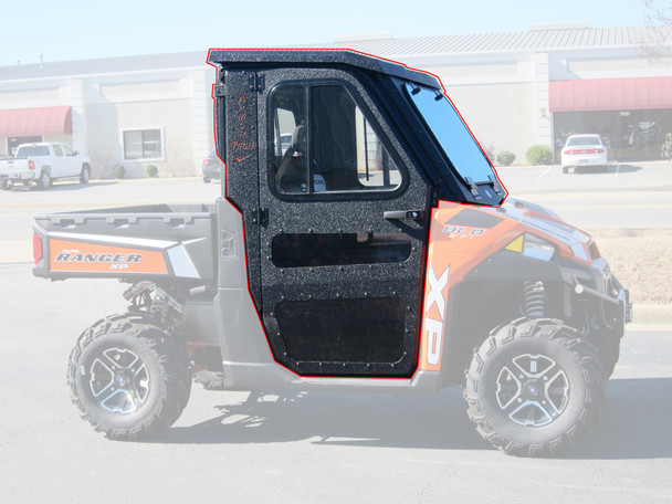 All Steel Complete Cab Enclosure w/Doors for Polaris 15-21 Ranger EV 570 Midsize