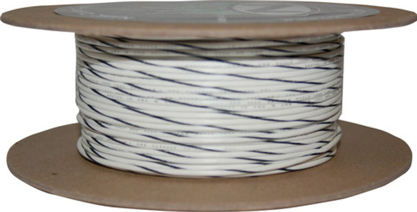 White/Black Stripe 100ft 18 gauge 18ga Primary Wire Namz NWR-90-100