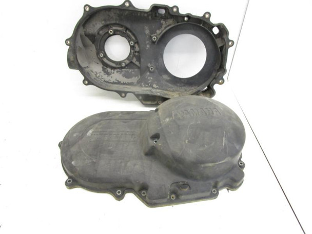 06 Yamaha YFM 660 Grizzly Inner Outer Clutch Cover 5KM-15431-00-00 2002-2008
