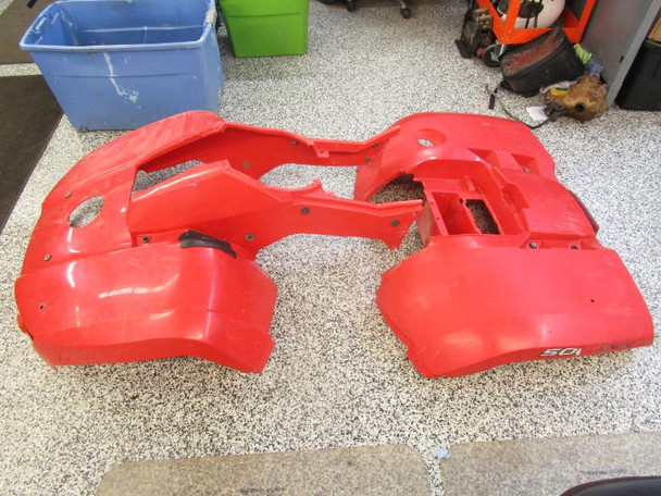 13 Arctic Cat 500 4x4 Auto Front Rear Fenders Red 2516-956 4506-392 2013-2017