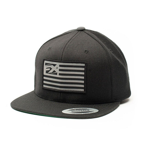 FX FX Flag Snapback Hat Black 22-86706