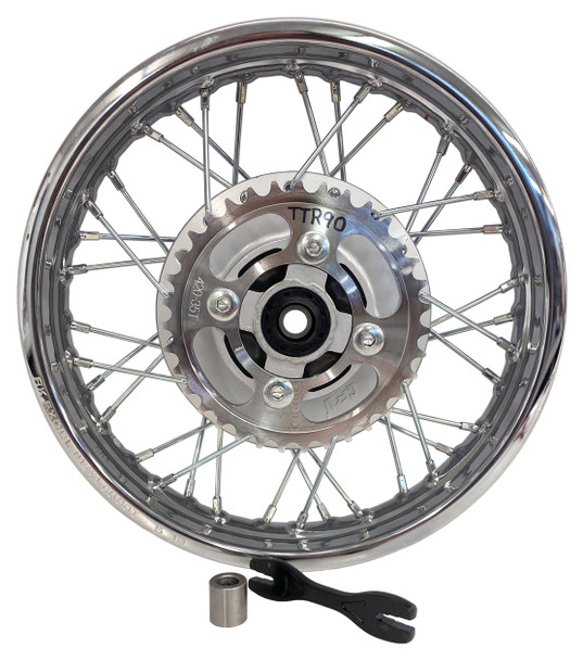 Complete Rear Rim Wheel Brake Sprocket for Yamaha TTR 90 TTR90