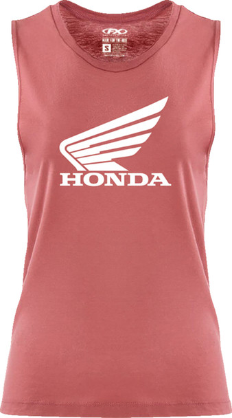 Factory Effex Honda Wing Women's Muscle Tank Top Pink