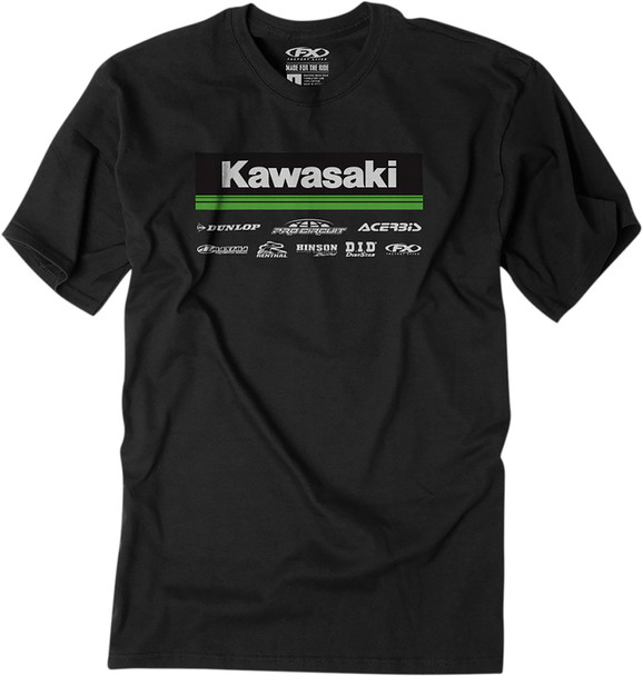 Factory Effex Kawasaki 2021 Racewear Short Sleeve Shirt Black