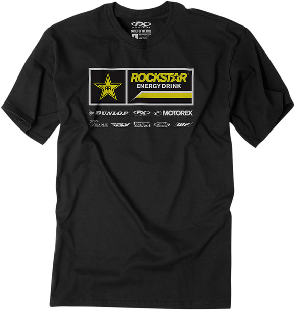 Factory Effex Rockstar 2021 Racewear Short Sleeve Shirt Black