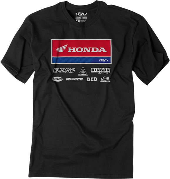 Factory Effex Honda 2021 Racewear Short Sleeve Shirt Black